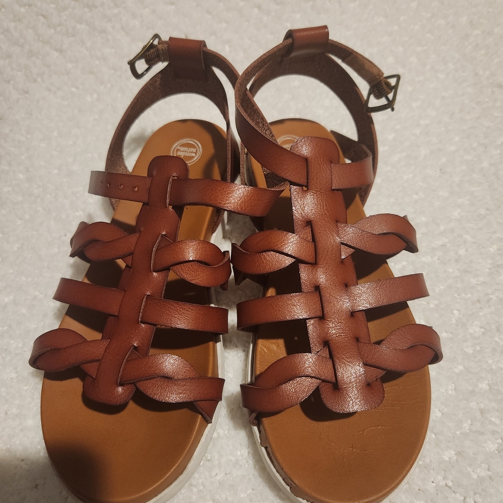 Brown Leather Sandals